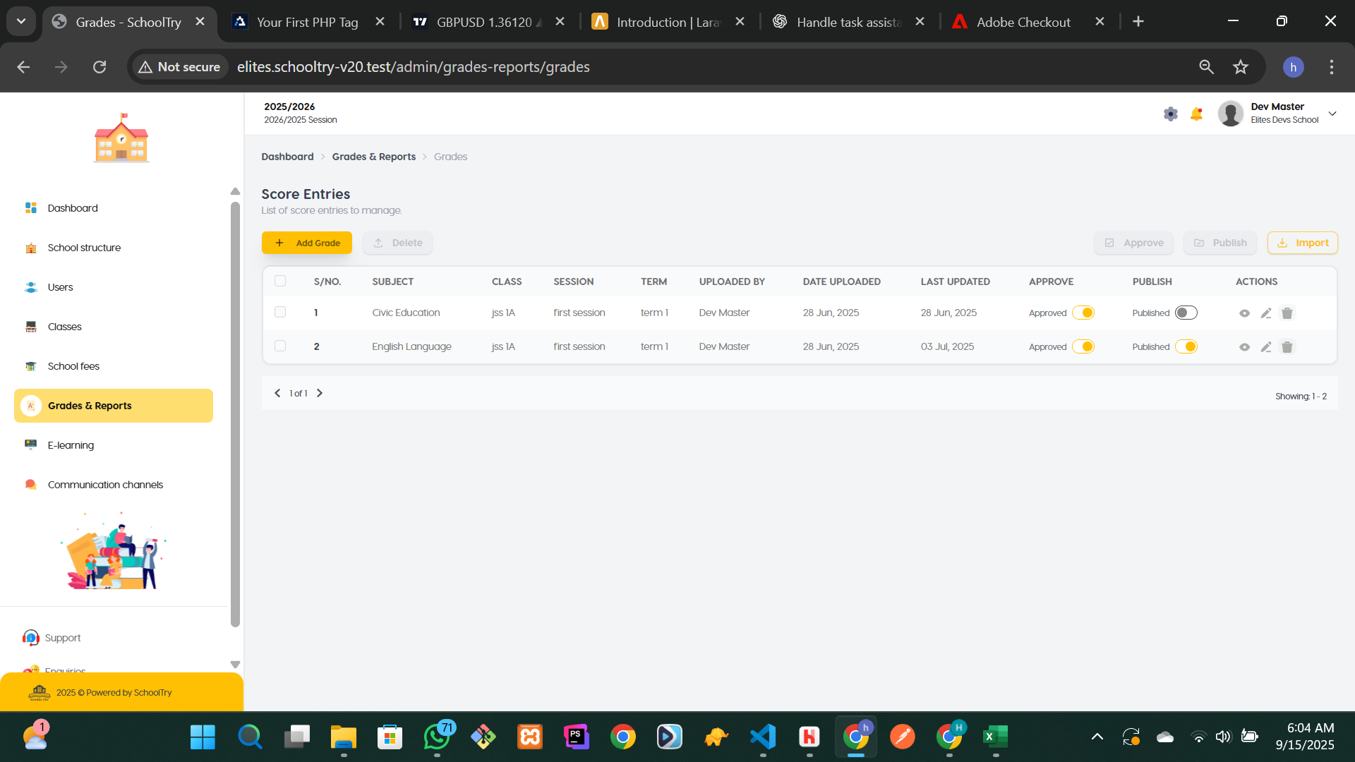Analytics Dashboard